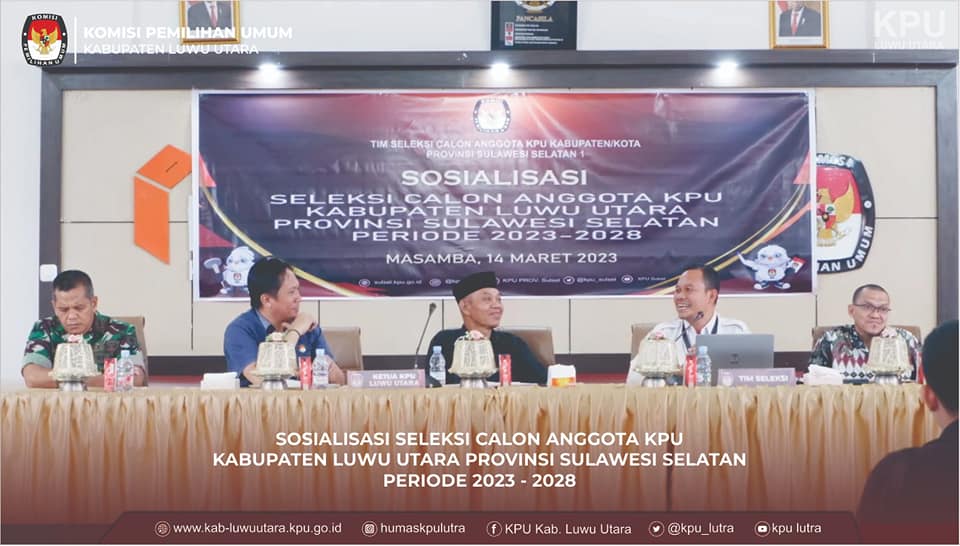 Foto Kegiatan Bimtek Pendaftaran Calon Anggota KPU Periode 2023-2028