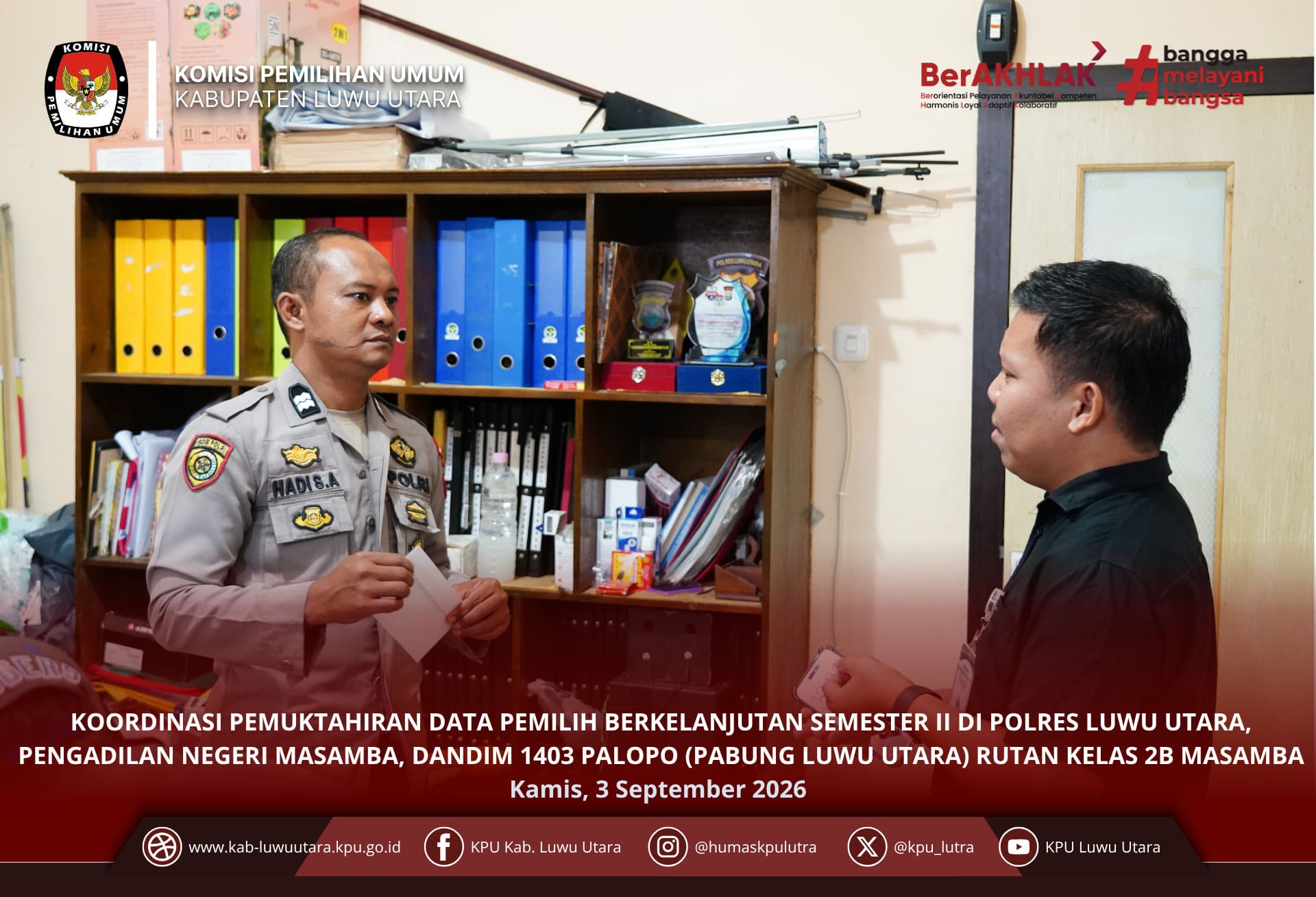Koordinasi pemuktahiran data pemilih berkelanjutan